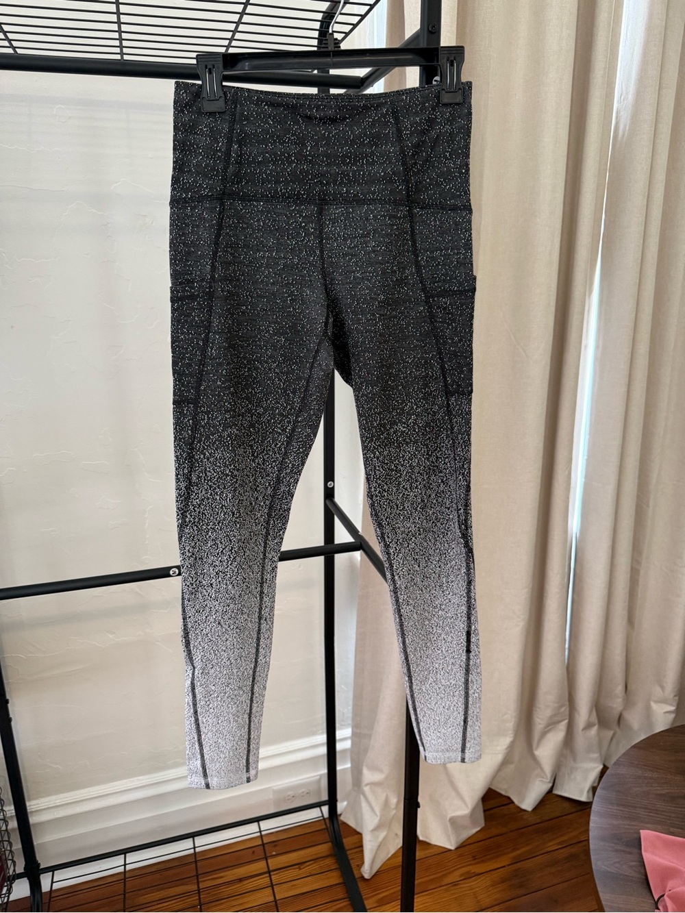 Champion Black-to-Gray Ombre High-Waist Leggings